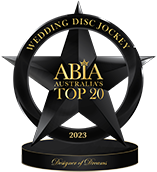 ABIA Winners Logo Top 10 Wedding DJ Australia 2023