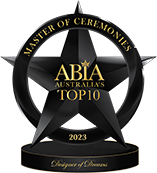ABIA Winners Logo Top 10 Wedding MC Australia 2023